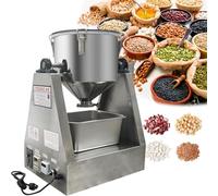 LFHWHKJ Mélangeur de poudres sèches de laboratoire haute performance, rotation à 360° avant et arrière, mélangeur à tambour électrique en acier inoxydable, moteur en cuivre pur(10L)