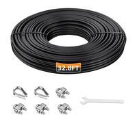 LFJ 10m/20m/30m Câble Machine Musculation, Banc Cable Acier Gymnastique | Poulie Cable pour Station Appareil de Musculation, DIY Câble Tirage en Acier Haute Résistance Gym Fitness Corde de Rechange