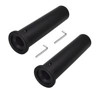 LFJ 50mm Olympic Adapter Sleeve pour Barre de 25 mm, Barre haltère Adaptateur en nylon, Convertit les Poteaux de Plaque de Poids Standard de 2,5 cm en Barres Olympiques de 5 cm (220mm, 2Pcs)