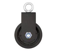 LFJ Bloc de Poulie Pivotante, Seul Poulie Bloc avec support de montage en U Pivot poulie de Levage Rouleau Roue pour câble métallique câble Poulie Musculation, 1PC