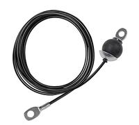 LFJ Câble de Gymnastique, Cable Poulie Musculation 2,5 m avec Boule de Gravité