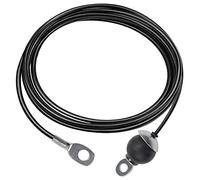 LFJ Câble de Gymnastique, Cable pour Banc de Musculation 1,5 m avec Boule de Gravité