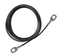 LFJ Câble de Gymnastique, Corde Fil d'acier de remise en forme DIY LAT Home Gym Poulie Câble Machine Musculation Cable (3 m)