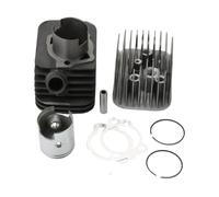 LFJbdO Kit cylindre, tête et Piston à gros alésage 43mm 65cc, for pi-ag-gio Ciao Boss 50 Boxer Grillo Si Bravo Ceao 50cc 10mm 2 temps