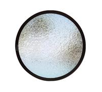 LFONDIGE Fenêtre Ronde pivotante à axe Central avec Verre trempé ondulé, fenêtres ventilées pivotantes à 360° pour abris de Jardin, greniers et sous-sols (Noir, 80 cm/31,5 po)