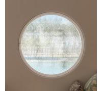 LFONDIGE Fenêtre Ronde rotative à 360° pour Chambres/Cuisines/Toilettes/Salons, avec Cadre en Aluminium et fenêtre de Ventilation en Verre trempé avec poignée, fenêtre en Verre trempé 40, 50, 60, 70,