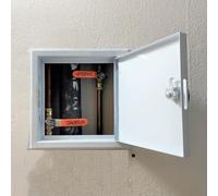 LFONDIGE Panneau d'accès métallique 6x6 8x8 10x10 12x12 18x18 24x24 po, Porte d'accès Murale/Plafond avec clés, Porte cachée peignable pour plomberie, vanne (28x28 po/70x70 cm)