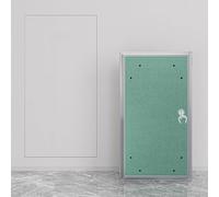 LFONDIGE Trappe d'accès Invisible avec Verrouillage magnétique, Panneau d'accès à Ouverture par clic pour cloison sèche/Mur d'alarme, Porte d'accès aux combles en plaques de plâtre encastrées (50 x 6