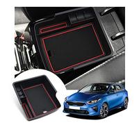 LFOTPP Ceed CD Proceed SW GT Accoudoir Boite de Rangement Central, Accessoire Voiture Interieur du Tiroir Consol Organiseurs (Rouge)