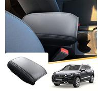LFOTPP Compatible avec Seat Ateca 2017-2023 Housse Accoudoir de Protection Couverture pour Accoudoirs, Voiture Console Centrale Internes Accessoire Ateca Couvercle de Boîte d'accoudoir (Noir)