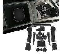 LFOTPP Compatible avec V W Tiguan 2 / Seat Tarraco Tapis Antidérapant pour Console Centrale, Accoudoir, Tapis en Caoutchouc, Tapis de Rangement, Tarraco Accessoires de Voiture (Rouge)