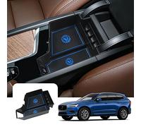 LFOTPP Compatible avec Volvo XC60 XC90 V60 S60 V90 S90 2017-2023 Accoudoir Boite de Rangement, Plateau de Rangement Organiseurs de la Central Console, Accessoire Voiture (Bleu)