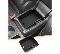 LFOTPP Compatible avec VW Caddy 5 V/Ford Tourneo Connect 2020-2025 Console centrale Boîte de rangement Accoudoir central Boîte à gants Plateau avec tapis antidérapant pour accessoires Caddy SB (noir)