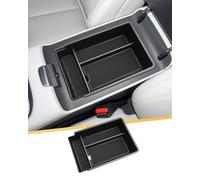 LFOTPP Compatible avec Xpeng G6 EV 2024 2025 2026 Boîte de rangement de console centrale, Bac organiseur d'accoudoir central avec tapis antidérapant, pour accessoires Xpeng G6 EV (Noir)