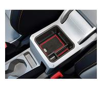 LFOTPP de V W SUV Accoudoir Boite de Rangement Central, Plateau de Rangement Organiseurs de la Console SUV, Accessoire Voiture Interieur (Rouge)
