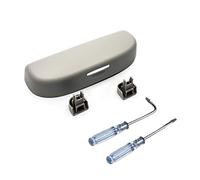 LFOTPP Étuis à Lunettes pour Toyot-a C-HR 2016-2022, Porte Lunettes Support de Soleil pour Voiture, Lunettes de Soleil Intérieur de Voiture Boîte de Rangement Organisateur Auto Accessoires (Gris)