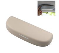 LFOTPP Étuis à Lunettes pour Toyot-a C-HR 2016-2022, Porte Lunettes Support de Soleil pour Voiture, Lunettes de Soleil Intérieur de Voiture Boîte de Rangement Organisateur Auto Accessoires (Beige)