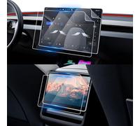 LFOTPP Nano Anti-reflets Films de Protection Pour Tesla Model 3 Highland 2024 2025 et Tesla Model Y Juniper 2025 2026 Navigation 15,4" + Écran Arrière 8", Nano 5H Anti-Reflet Anti-rayures Film Set