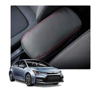 LFOTPP Pour Toyot-a Corolla E210 2019-2023 Accoudoir pour Housse de Console Centrale, Corolla E210 Accessoires Accoudoir Protection en Cuir PU Couvercle de boîte d'accoudoir (Noir1)