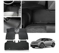 LFOTPP Tapis de Sol Compatible avec Kia EV6 2022 2023, Tapis de Sol en Caoutchouc Antidérapant, 3D XPE Inodore Tous Les Temps Tapis de Sol pour Voiture Accessoires d'origine