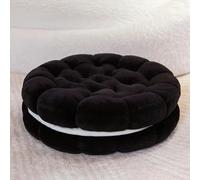 LFRANK Coussin en Peluche Sandwich Sandwich carré Rond Confortable rempli de Chocolat Oreo Biscuit Belle décoration Cadeau 35CM 2