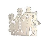 LfrXtra 1set Quatre Human Metal Cutting Dies Photo Album Accessoires Decoration pour Journal Diary Decoration Supplies
