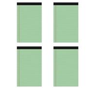 LfrXtra 4 Pièces Bloc-notes Déchirables Petit Bloc- Papier À Lettres Feuille De Mémos Juridiques Pour Le Bureau L'école Blocs- Lignés Petits Blocs- Poche