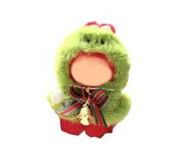 LfrXtra De Poupée À Changement Facile Tenue Fête Vacances en Polyester Thème Noël Capes pour Poupées D'anime 10cm Accessoires 'Exposition Vêtements 'Anime