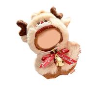 LfrXtra De Poupée À Changement Facile Tenue Fête Vacances en Polyester Thème Noël Capes pour Poupées D'anime 10cm Accessoires 'Exposition Vêtements 'Anime