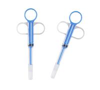 LfrXtra Dispositif De Médicament Portable pour Animaux Compagnie 2 Pièces Mangeoire en Silicone Souple Outil Dosage Précis pour Une Utilisation Conviviale en Voyage Distributeur d'eau À Double Usage