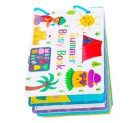 LfrXtra Livre D'autocollants 'Apprentissage Interactif pour Le Développement De La Enfance avec Pages 'activités Réutilisables Matériel 'Apprentissage Interactif pour Parents Et