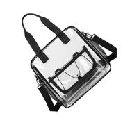 LfrXtra See Through PVC Travel Organizers Spacious Storage Solution Shoulder Bag for Gym Pool Trip Easy Access and Portability Clear Swimming Gym Essential Bag