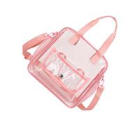 LfrXtra See Through PVC Travel Organizers Spacious Storage Solution Shoulder Bag for Gym Pool Trip Easy Access and Portability Clear Swimming Gym Essential Bag