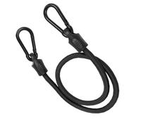 LfrXtra Sports et divertissement, tendeur en caoutchouc avec mousqueton, extenseur de cordon élastique avec crochet, sangle de bagage avec mousqueton, en 3 tailles