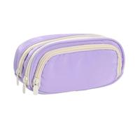 LfrXtra Trousse extensible avec plusieurs compartiments - Grande capacité - Pour l'école et le bureau - En tissu Oxford - Avec classification, E