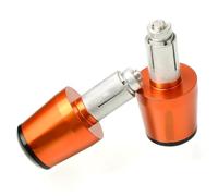 LFSKIUDS pour Hon&da Hor&Net 250 Moto Guidon Extrémité Guidon Poignées Extrémités Curseurs Bouchon Bouchon Curseur Contrepoids Couverture Accessoires de poignée (Couleur : Orange)