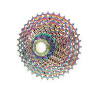 LFSPHQEC 10 Speed Bike Cassette Ultra-Light 11-13-15-17-19-21-24-28-32-36T Colorful Bicycle Cassette Fit for Mountain Bike(Green)