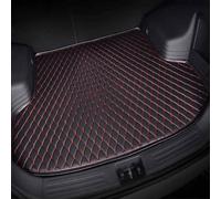 LFSYYD Cuir Tapis Coffre Voiture pour Lexus RX 450h+ 2022 2023 2024-, Plateau de Protection de Tapis de Coffre Tapis Anti Rayures Antidérapant Accessories,C/Black-Red
