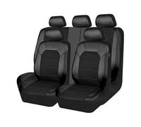 LFSYYD Housse Siege Voiture pour Skoda Superb Mk3 2015-2021, Universel Protection Siège Avant et Arrière Housse Voiture Confort Respirant Imperméable,A/Black