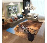 lFTEGUFKXS Tapis de chambre à coucher Moto-Cross - 80 x 160 cm - Doux - Antidérapant - Pour chambre à coucher et salon - S5,60 x 90 cm