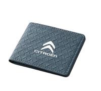LFUPING Sac de Carte de Titulaire de Permis de Conduire pour Citroen C1 II 5-Door 2014-2022, Porte-Cartes de Crédit Etui à Cartes Bancaires Portefeuille Homme,Blue