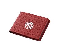 LFUPING Sac de Carte de Titulaire de Permis de Conduire pour MG Pilot 2020-, Porte-Cartes de Crédit Etui à Cartes Bancaires Portefeuille Homme,Red