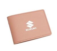 LFUPING Sac de Carte de Titulaire de Permis de Conduire pour Suzuki S-Cross III 2021-, Porte-Cartes de Crédit Etui à Cartes Bancaires Portefeuille Homme,Pink