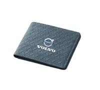 LFUPING Sac de Carte de Titulaire de Permis de Conduire pour Volvo S60 Inscription 2016-2018, Porte-Cartes de Crédit Etui à Cartes Bancaires Portefeuille Homme,Blue