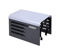 LFUTARI Cache-pompe de piscine pour unités extérieures - Couvercle de moteur de pompe de piscine réglable en ABS - Protège la pompe des UV et de la rouille - LFUTARI-12 - Noir