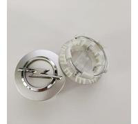 LFWCZS Auto Cache Moyeux pour Opel Zafira Life S,4 Pièces 54mm Capuchons De Centre avec Logo Moyeu Roue Bouchon Enjoliveur Jante Centre D'emblème Voiture Accessoires Décoration,Silver