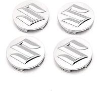 LFWCZS Auto Cache Moyeux pour Suzuki Vitara Facelift 2018-2024,4 Pièces 54mm Capuchons De Centre avec Logo Moyeu Roue Bouchon Enjoliveur Jante Centre D'emblème Voiture Accessoires Décoration