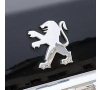 LFWCZS Auto Logo Emblème pour Peugeot 206+,Métal Emblèmes Auto et Moto Autocollants et Stickers Capot De Voiture Tronc Badge Décoration Grille de Calandre Logo Accessoires Auto,XS