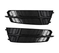 LFYEQZ 4G0807647B 4G0807648B Voiture Avant Pare Chocs Antibrouillard Calandre Cache Pare Soleil Pour Audi A6 S-Line S6 2015 2016 2017 2018 Voiture Phare Antibrouillard Cache(Glossy Black)