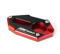 LFYEQZ Extension De Support D'agrandisseur De Plaque De Béquille D'extension De Support Latéral De Moto pour Suzuki pour SV650X 2018-2020 pour Sv650 2016-2021 extenseur de béquille latérale(1)